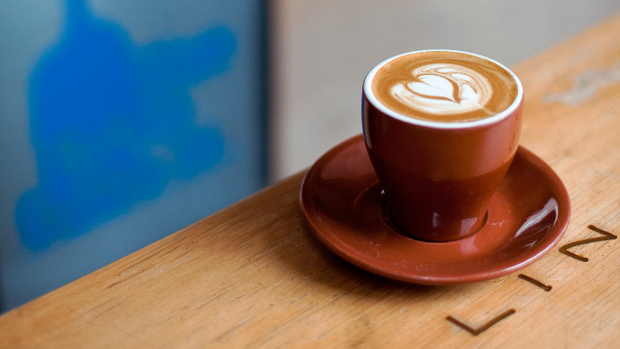 Blue Bottle Latte Cup and Saucer