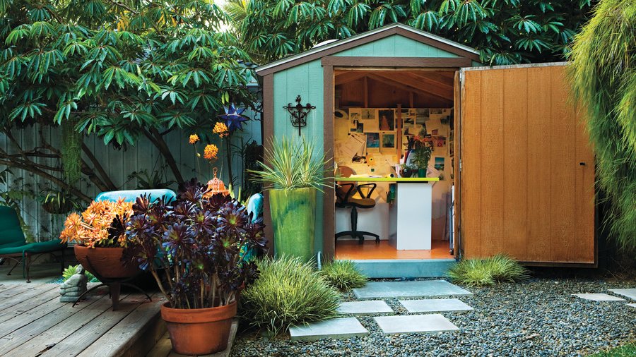 The shed office