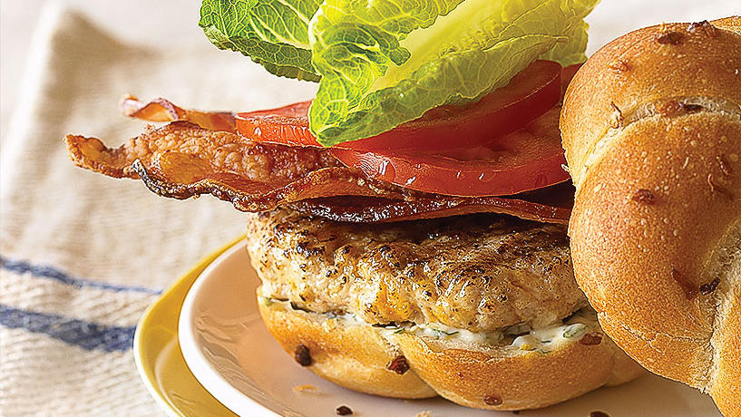 Memorial Day: BLT Chicken Burgers (0517) BLT Chicken Burgers