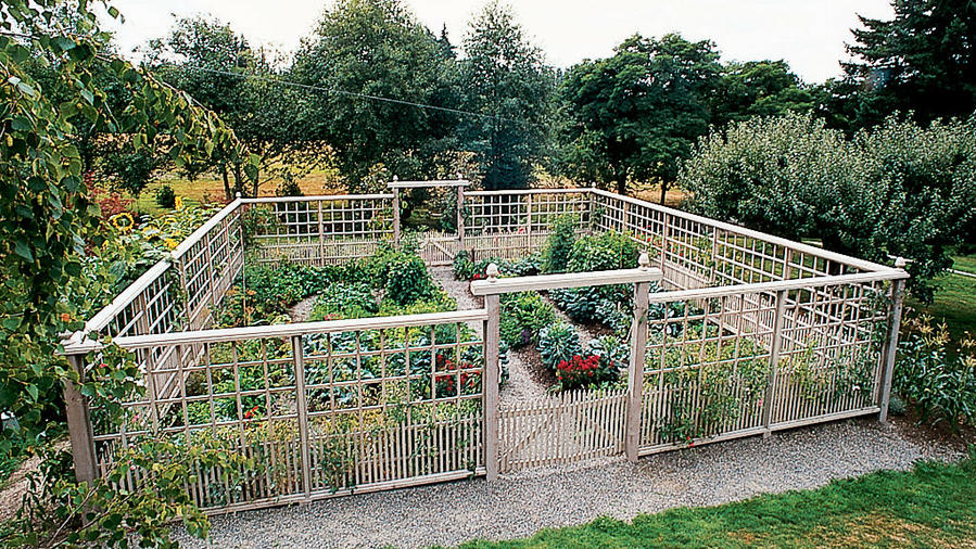 Deer Proof Garden Fence Ideas Sunset - Fenced Vegetable Garden Ideas