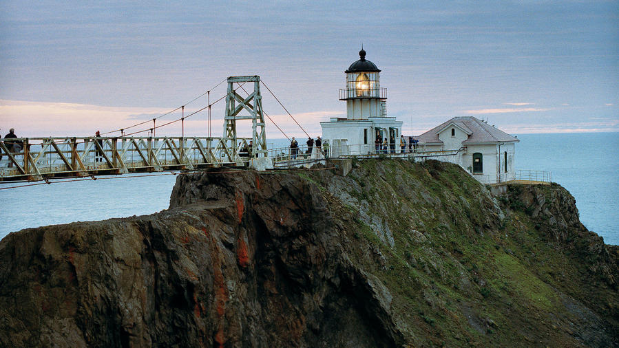 Experience Point  Bonita  Lighthouse  after dark Sunset 