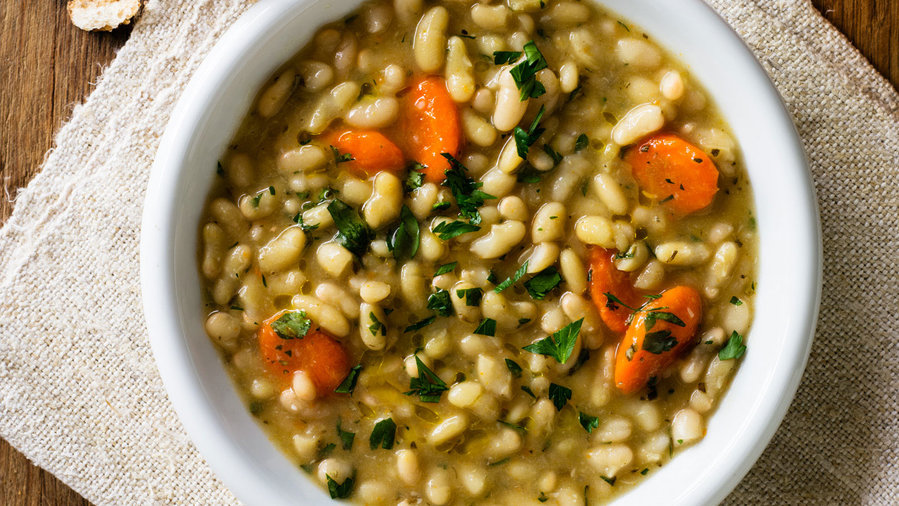 Vegan: Flageolet Beans with Rosemary and Thyme (0915)