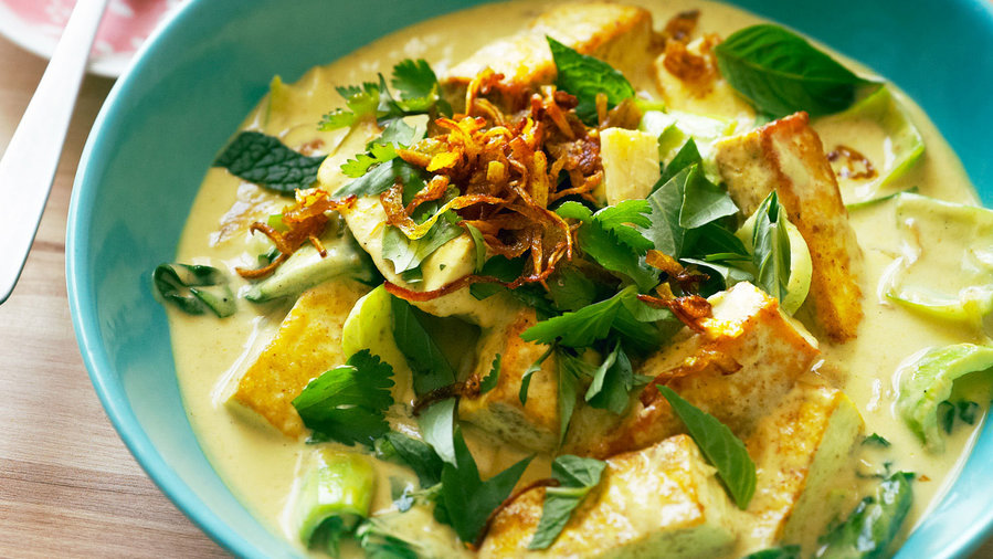 Tofu: Fresh Herb and Tofu Curry (0312)