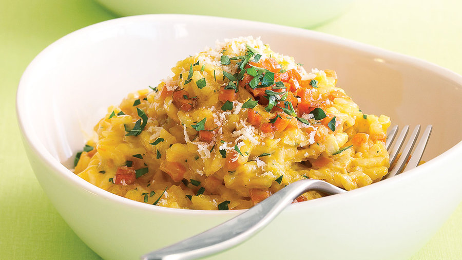 TG vegetarian mains: Caramelized Carrot Risotto (1116)