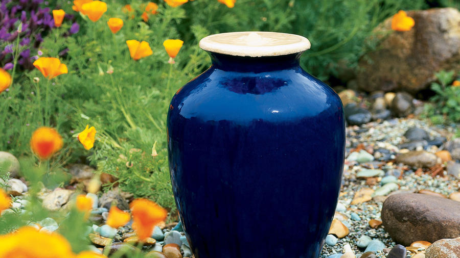 A soothing plugin fountain Sunset Magazine