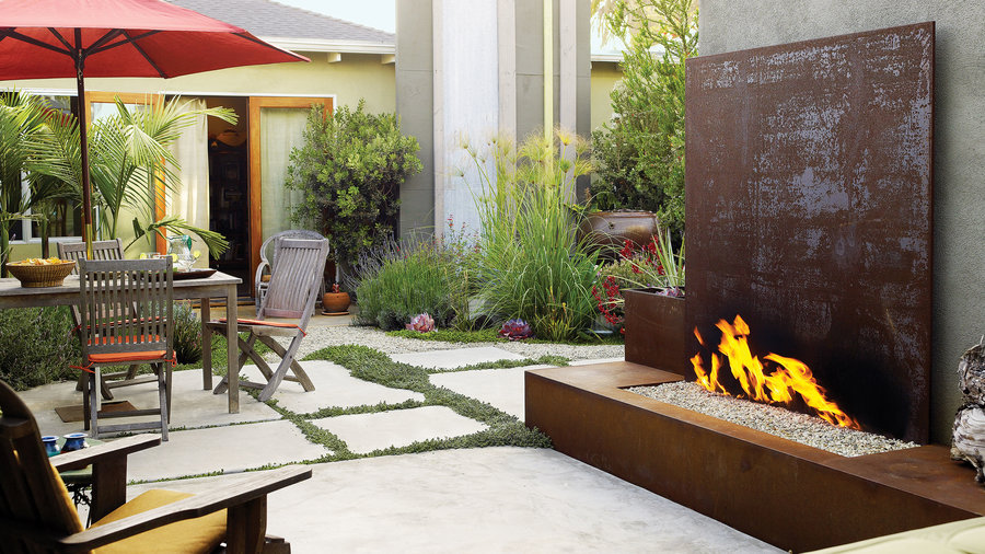 Space to unwind firepit