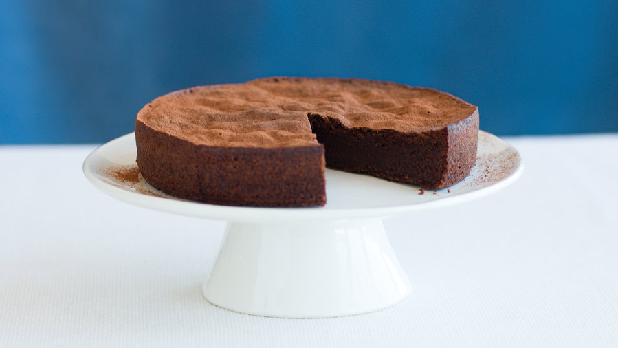 Chocolate cakes: Chocolate Citrus Almond Torte (0215)