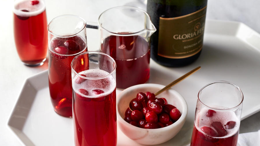 Crimson Spice Champagne Cocktail (1109)
