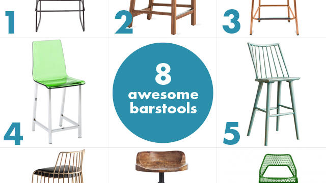 Instant upgrade: 8 awesome barstools