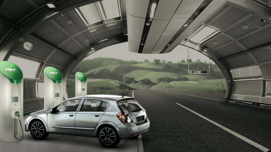 The electric car road trip of the future