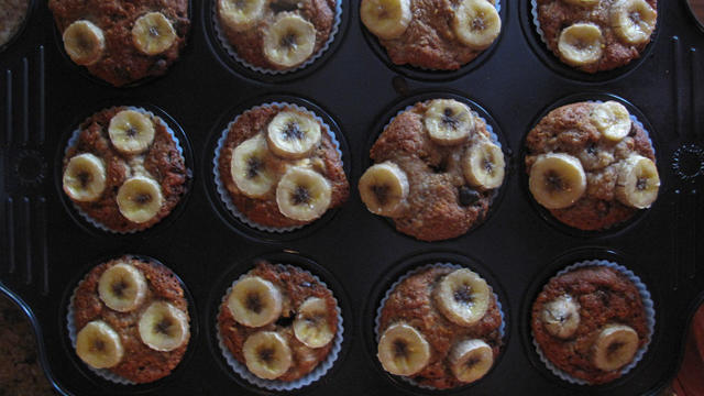 Gluten-Free Vegan Banana Chocolate Muffins from Huckleberry