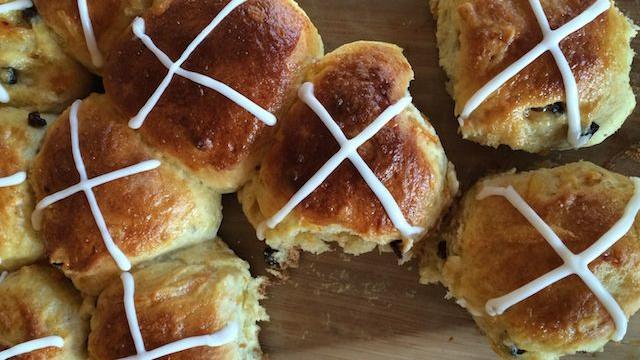 Crazy-Good Hot Cross Buns, Made Easy