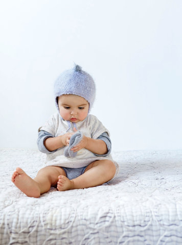 ralph lauren baby hat and mittens