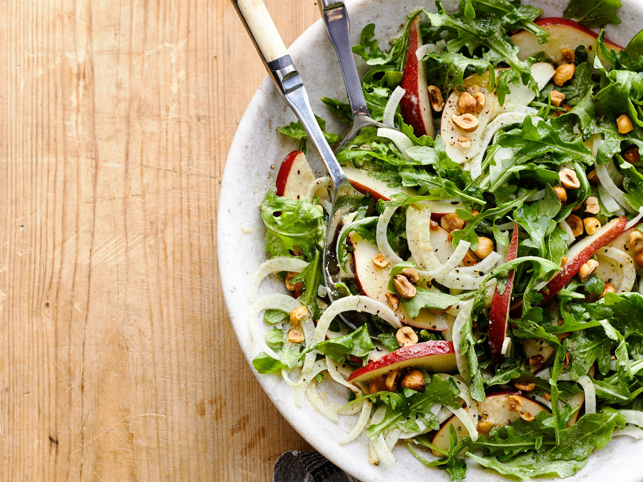 Red Pear Salad with Lemon Parmesan Dressing Recipe Sunset Magazine