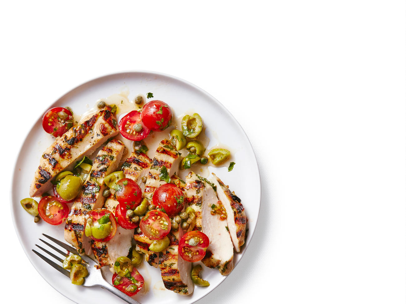 Chicken with Green Olives, Capers, and Tomatoes Recipe Sunset Magazine