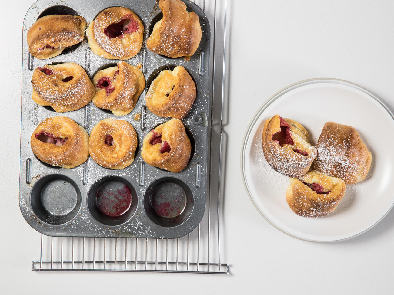 image of Raspberry Baby Dutch Babies recipe by Sunset