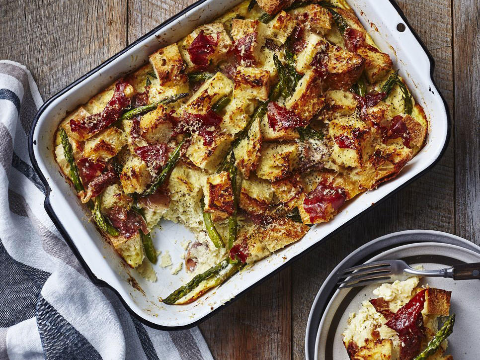Asparagus and Prosciutto Strata Recipe Sunset Magazine