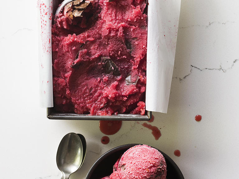 Blood Orange and Bittersweet Chocolate Sorbet Recipe – Sunset Magazine
