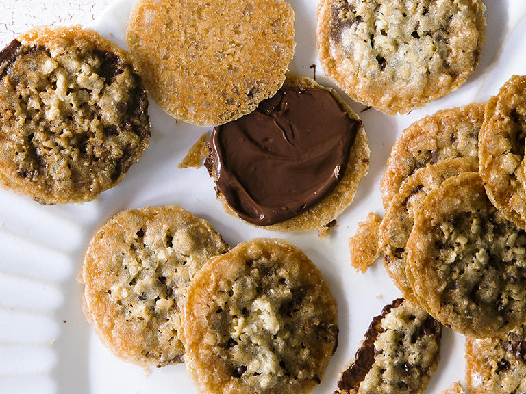 Chocolate Lace Sandwich Cookies Recipe Sunset Magazine