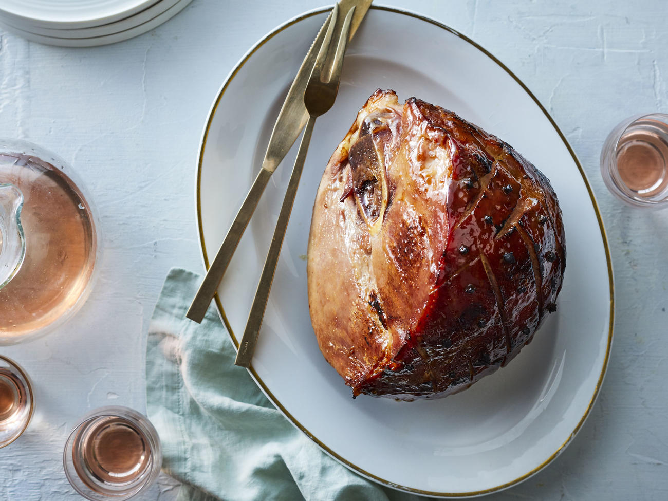 Classic Baked Ham with Maple-Mustard Glaze Recipe – Sunset Magazine