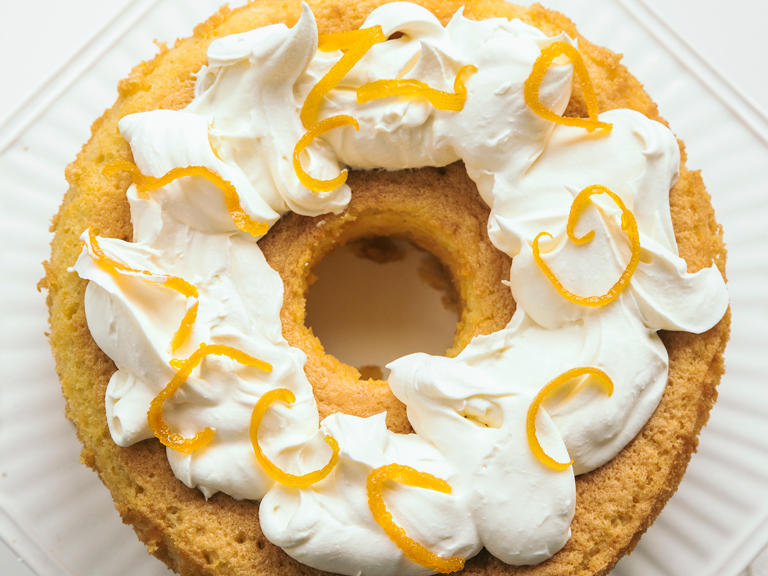 Corn Flour and Orange Blossom Chiffon Cake Recipe Sunset Magazine