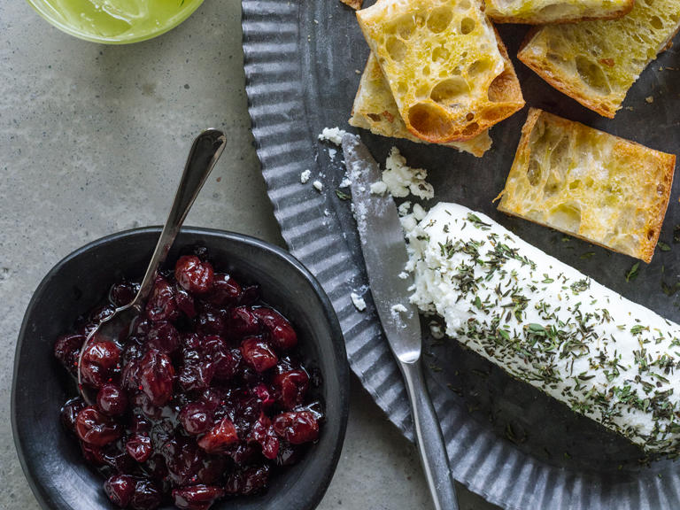 Five-Spice Cranberry Relish with Goat Cheese Recipe – Sunset Magazine