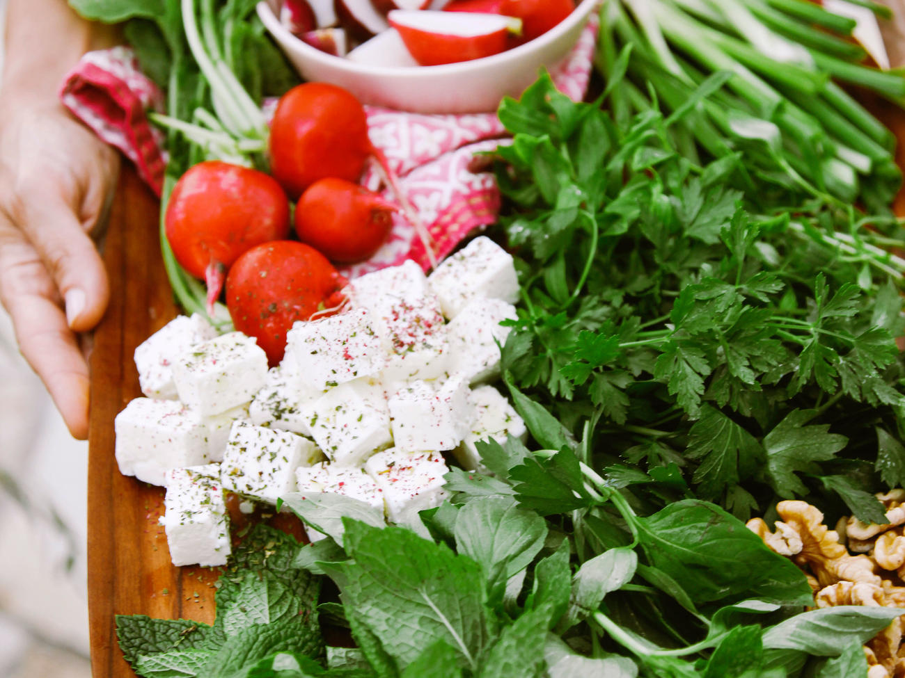 Fresh Herb Platter (Sabzi Khordan) Recipe – Sunset Magazine