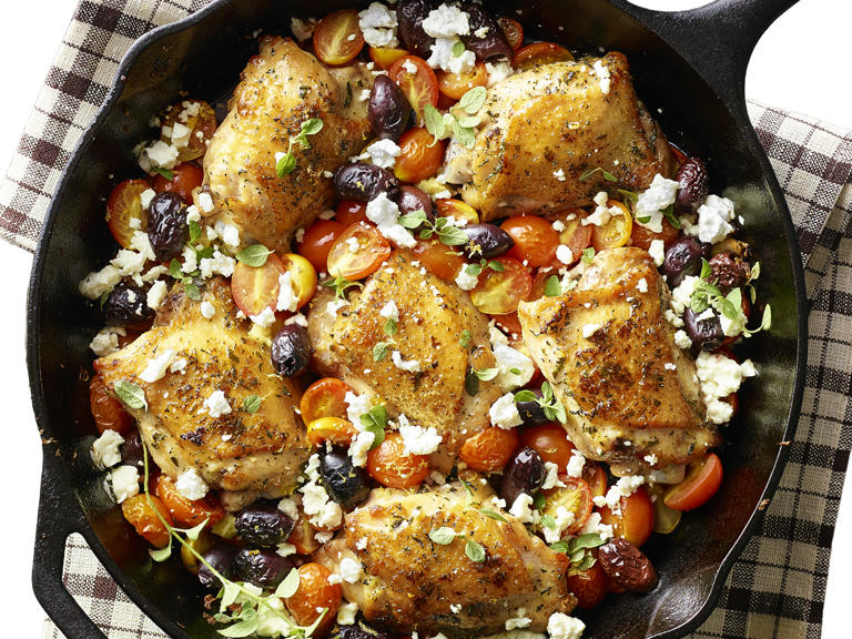 Greek Salad Chicken Recipe – Sunset Magazine