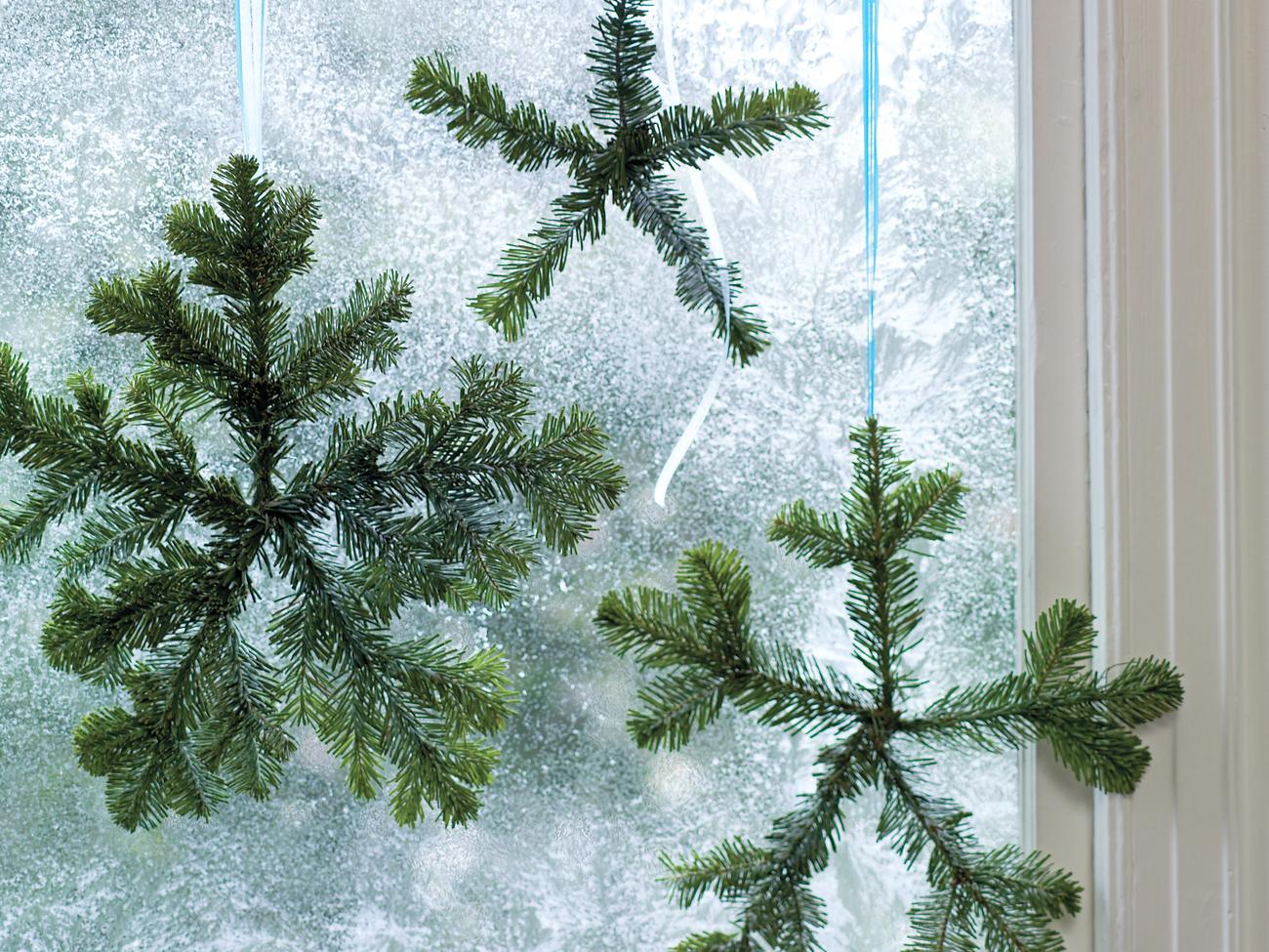 Decorate with winter greens