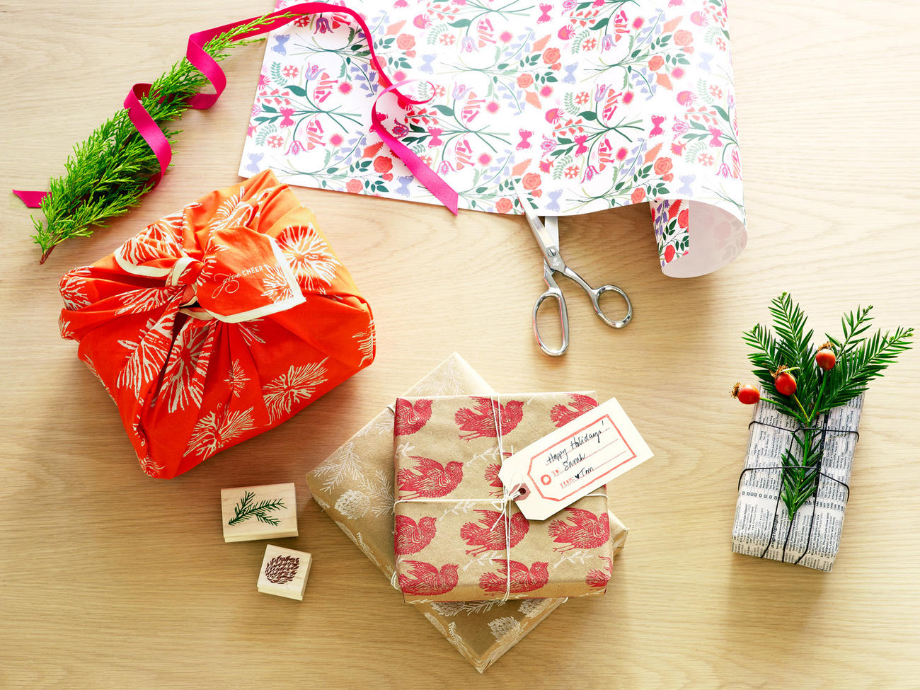 DIY Gift Wraps with Heart