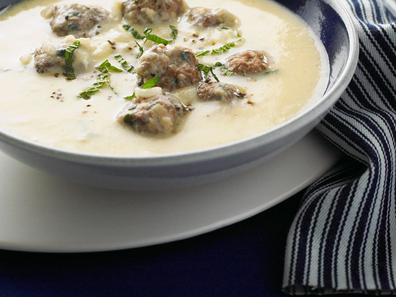 Root Vegetable Soup with Meatballs Recipe Sunset Magazine