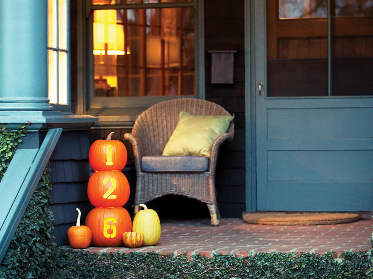 Pumpkin house numbers