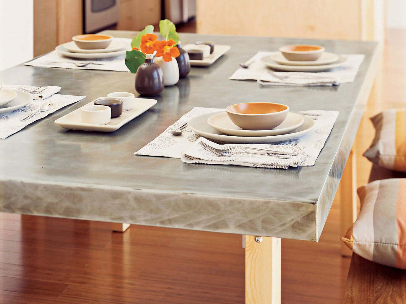 Sleek DIY Dining Table