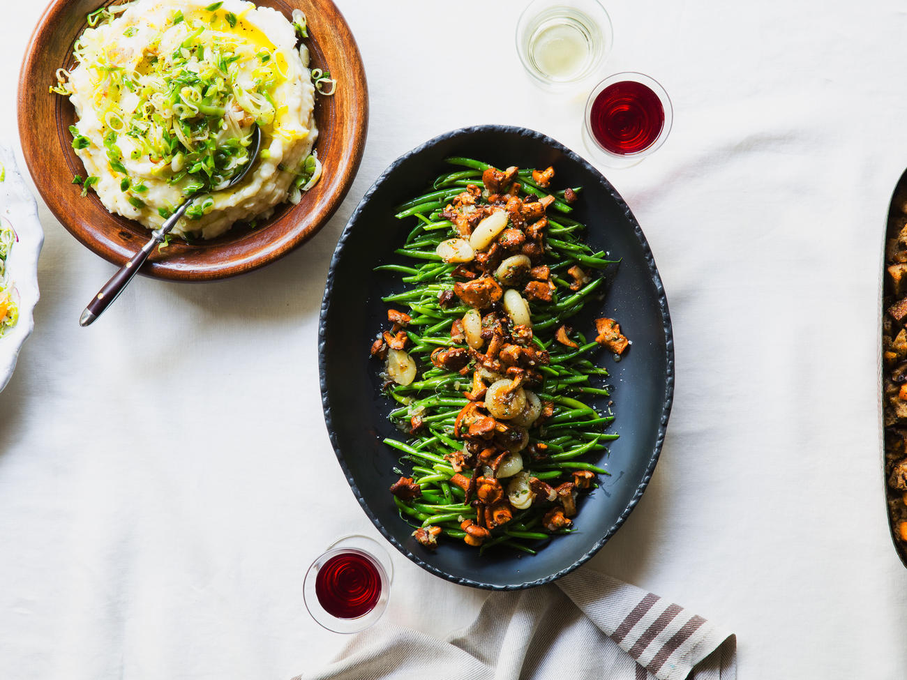 Green Beans with Chanterelles and Cipollini Recipe Sunset Magazine
