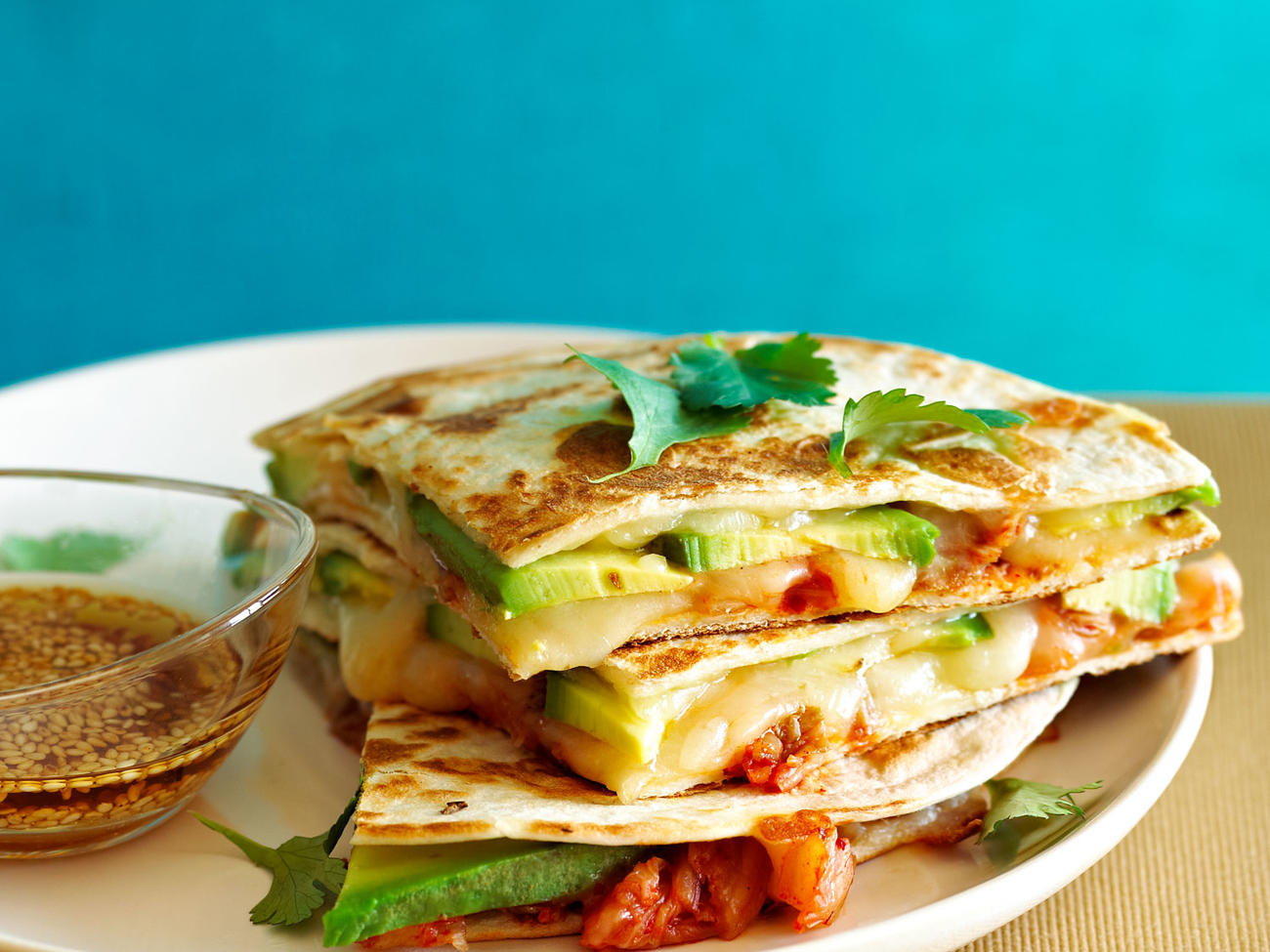 Kimchi and Avocado Quesadillas Recipe – Sunset Magazine
