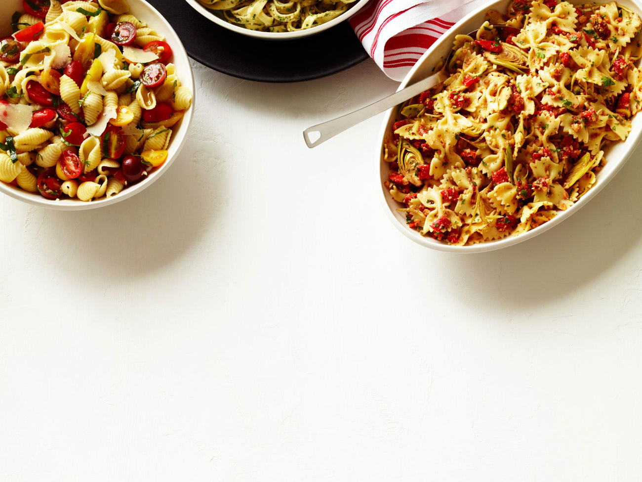 Farfalle with Artichokes, Peppers, and Almonds Recipe – Sunset Magazine