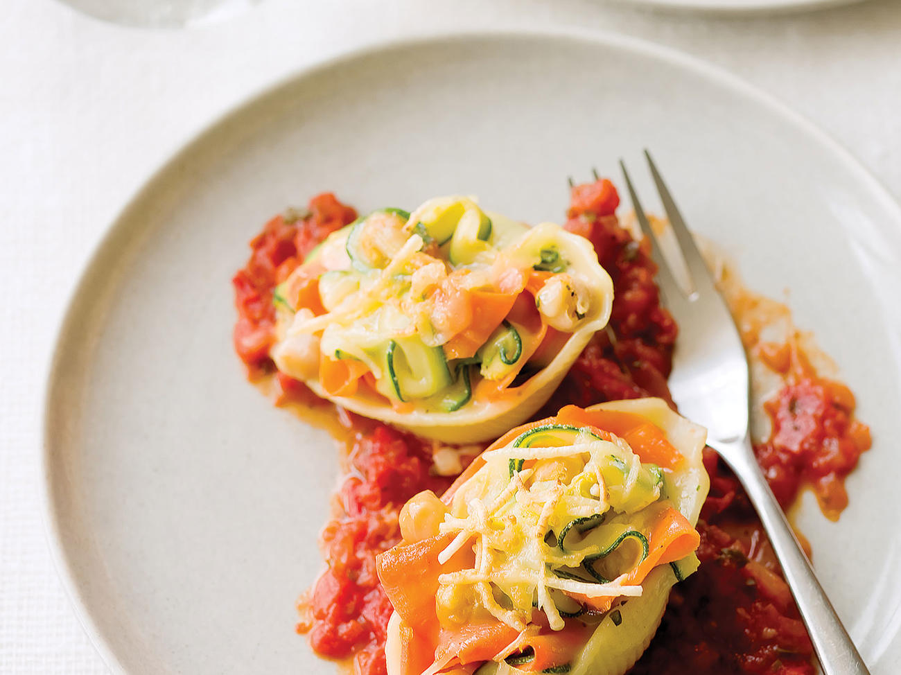 Vegetable Ribbon Pasta Shells Recipe Sunset Magazine