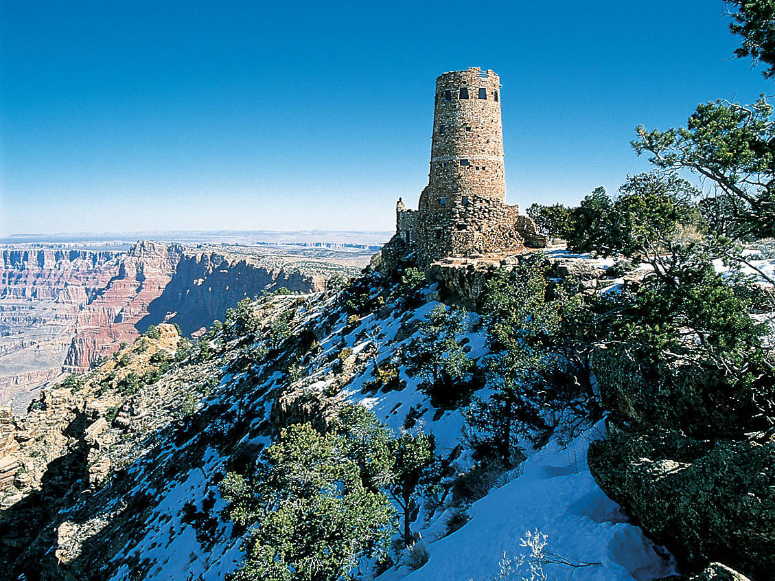 Discovering snow-veiled Grand Canyon