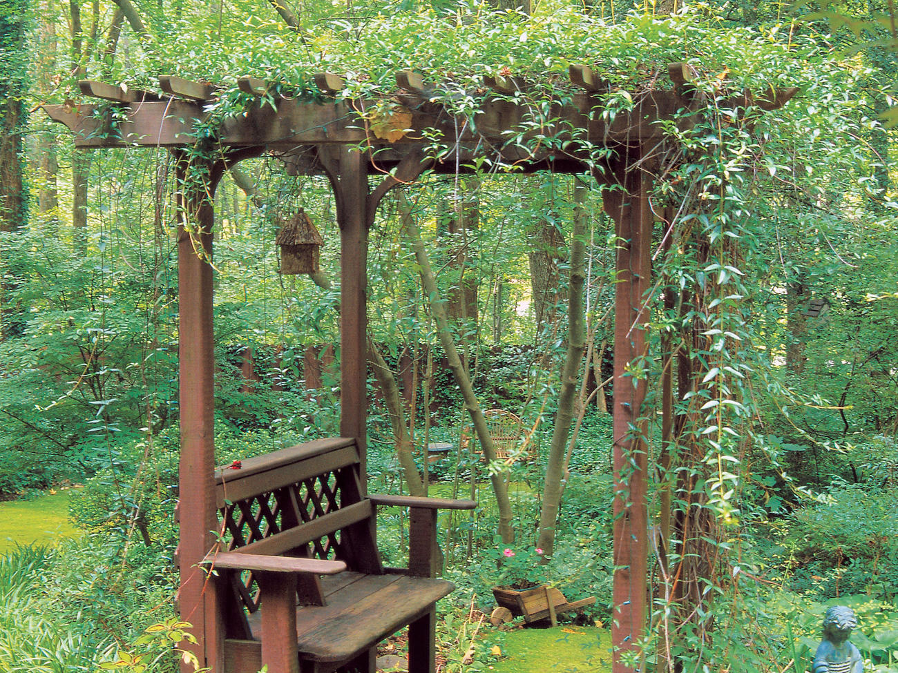 Make Your Own Shady Arbor Bench