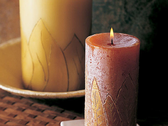 Carved candles - Big peacock tail - Turquoise candle - Decorative carved  candle - EveCandles