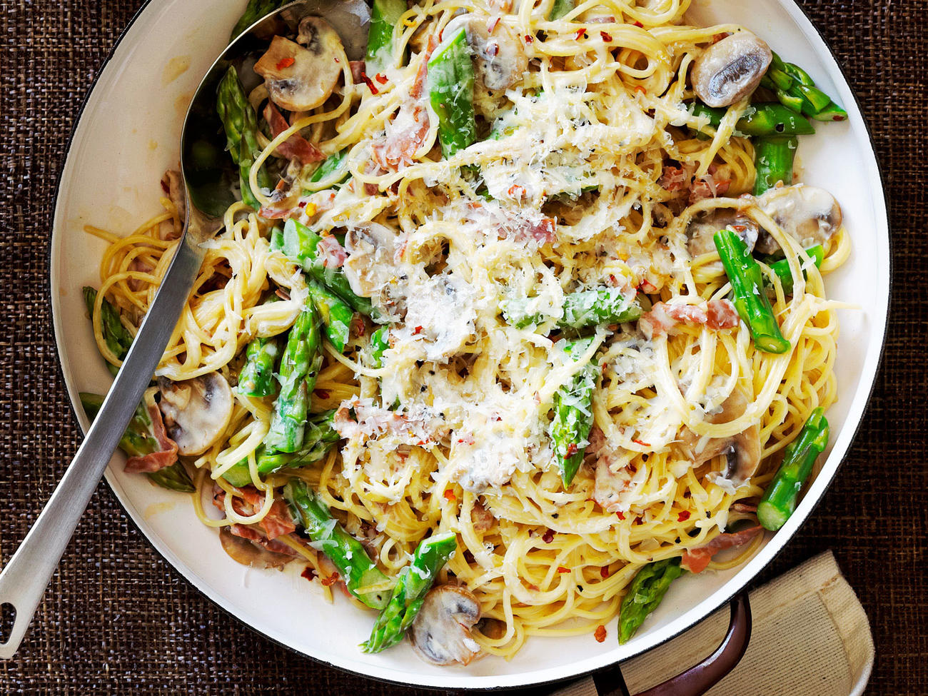 Prosciutto and Asparagus Pasta Recipe Sunset Magazine