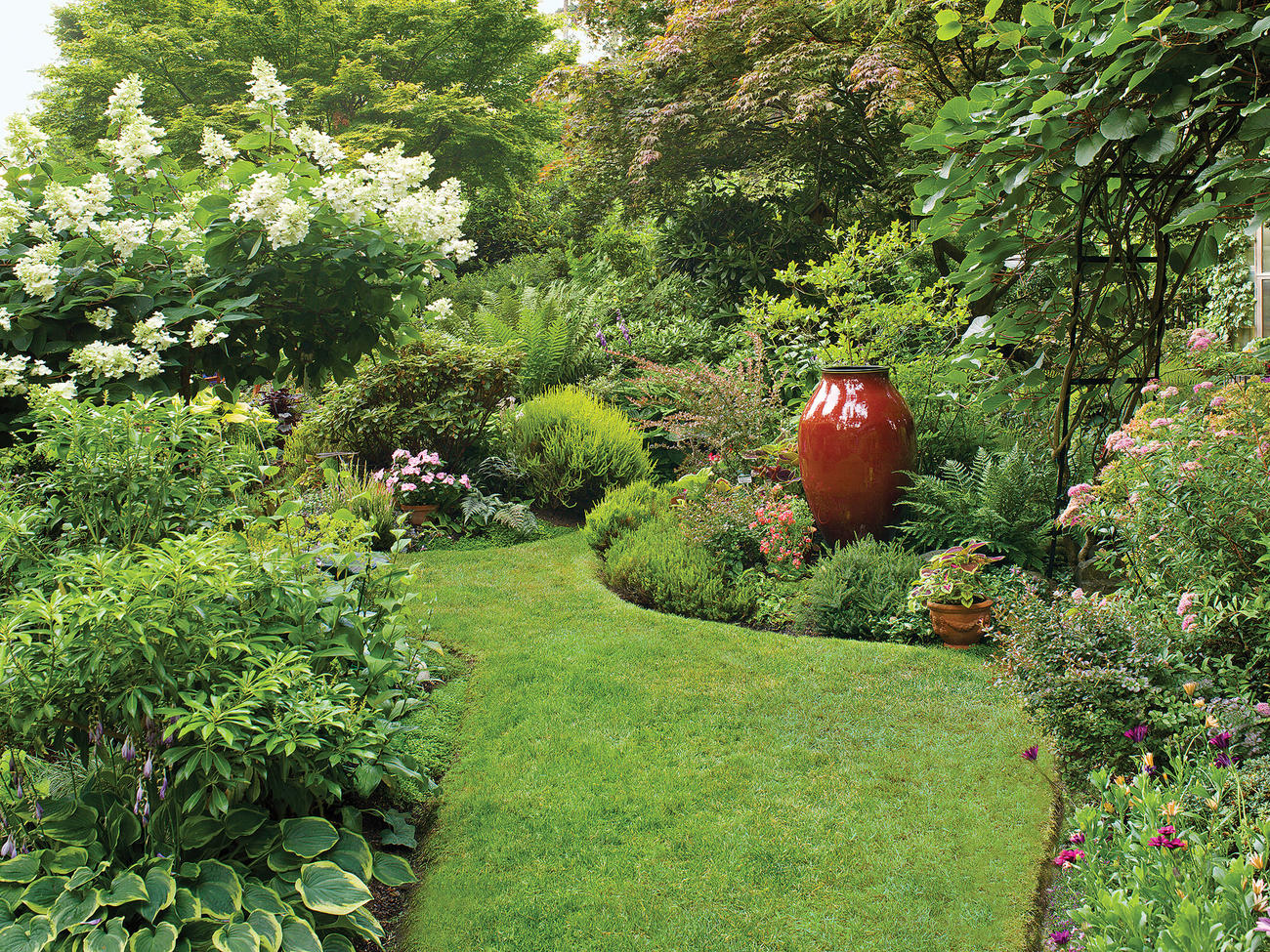Lush look, small lawn