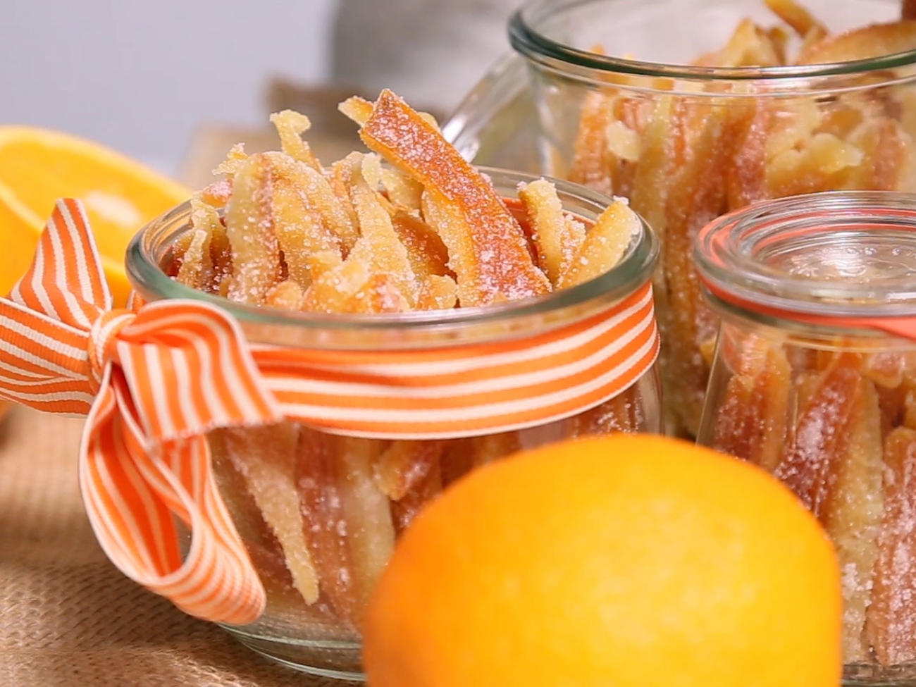 How to Make Candied Orange Peels