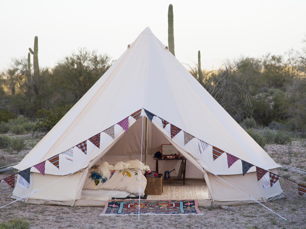 Stout Bell Tent in Desert