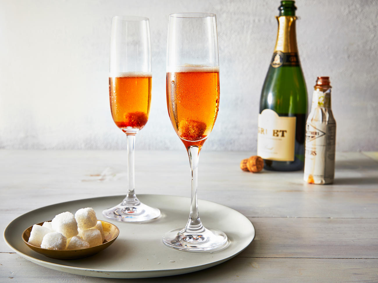 Champagne Cocktail Cooldowns for Summer created with Moët