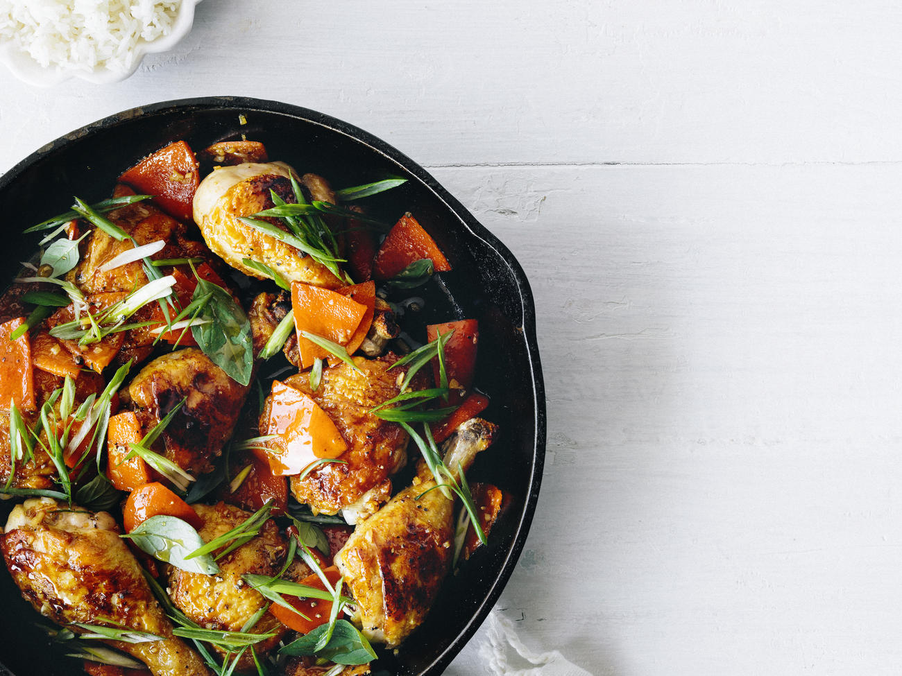 Sticky Tangerine and Basil Chicken – Sunset Magazine