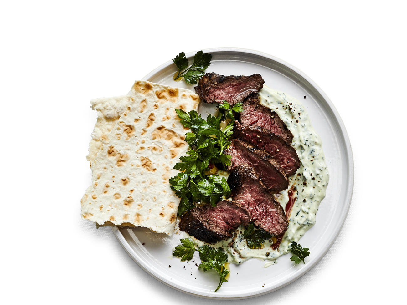 Grilled Hanger Steak with ParsleyGarlic Sauce Sunset Magazine