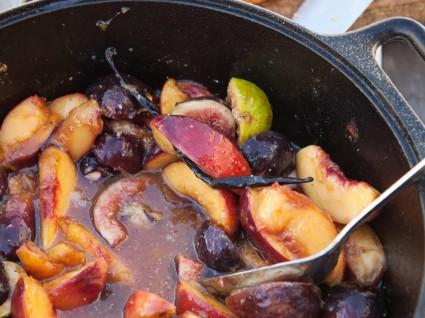 Portland Chefs’ Campfire-Glazed Peaches and Figs