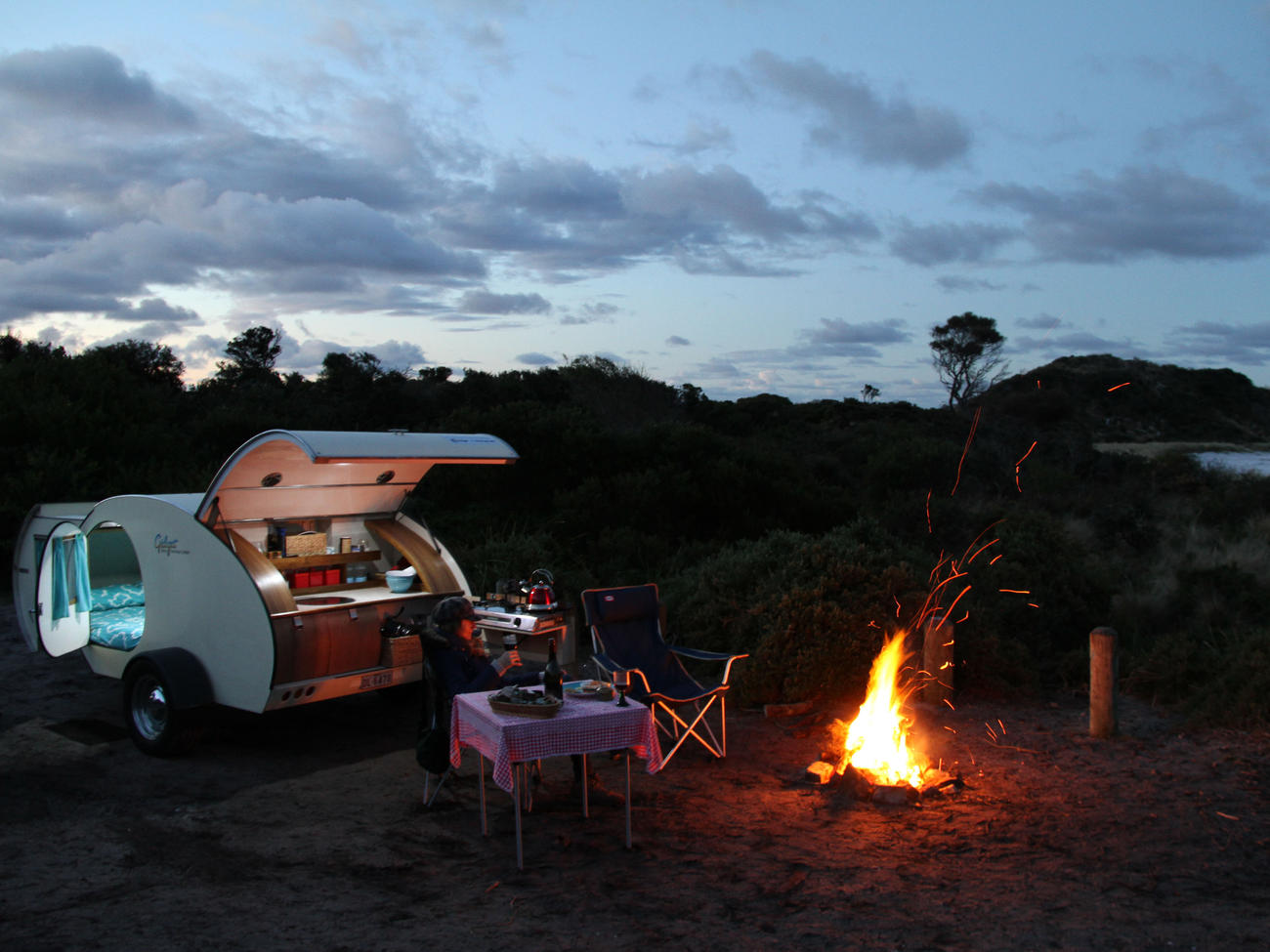 Discover pint size luxury in this teardrop camper