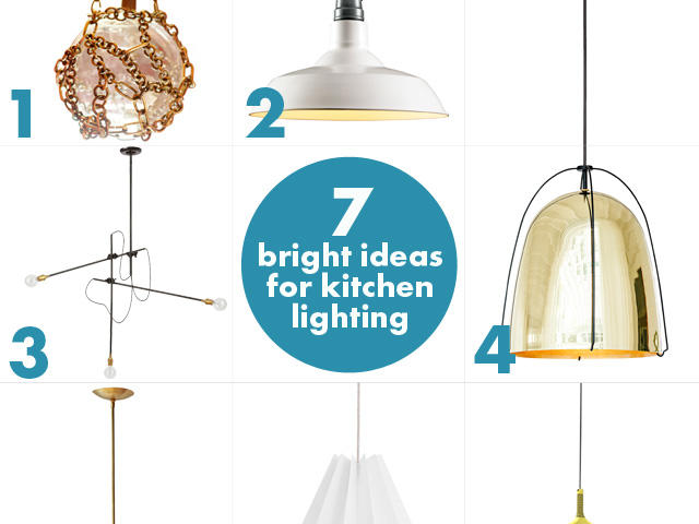 7 bright ideas for kitchen lighting